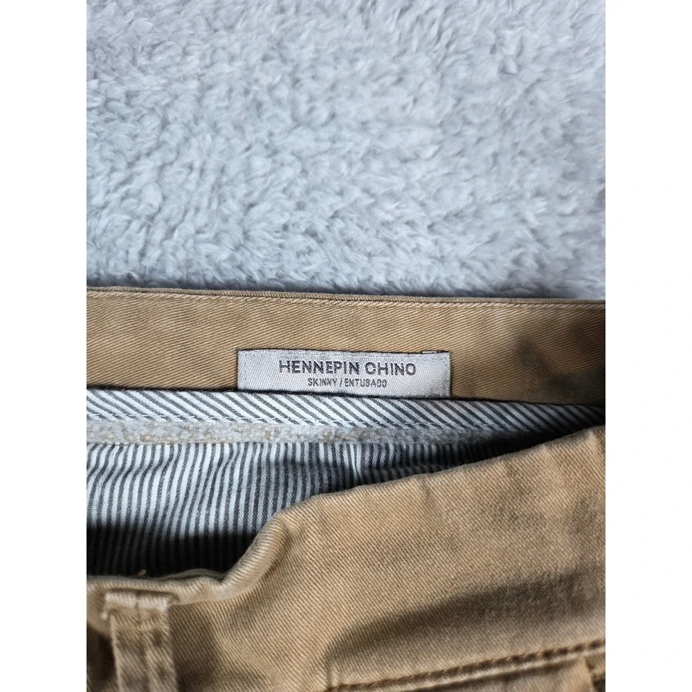 Goodfellow & Co Mens Hennepin Chino Slim Straight Pants‎ Tan Khaki 34x30